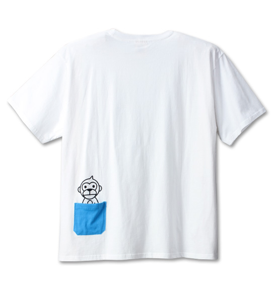 UITTG ポケット付半袖Tシャツ ホワイト