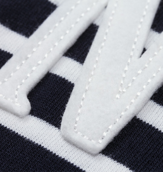 Greengates ボーダー半袖VTシャツ オフホワイト×ネイビー