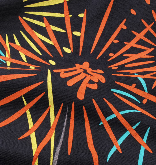 絡繰魂旅狸 半袖Tシャツ ブラック