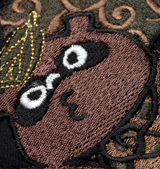 絡繰魂旅狸 半袖Tシャツ ブラック