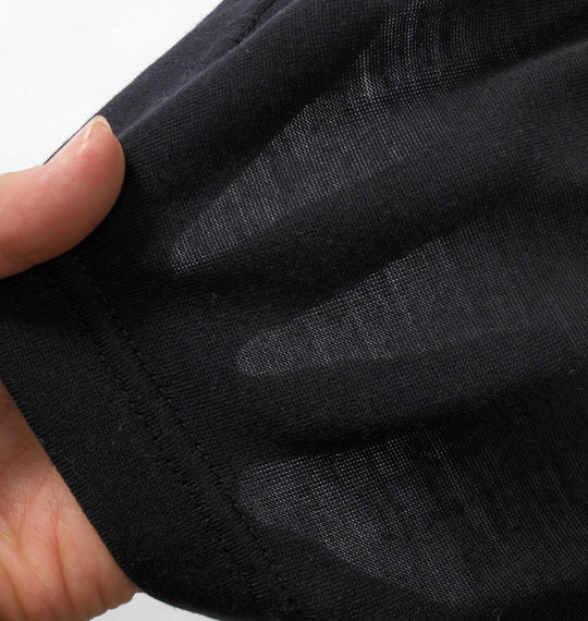 EUROYAL 半袖フルジップパーカー+フェイク半袖UTシャツ ホワイト×ブラック