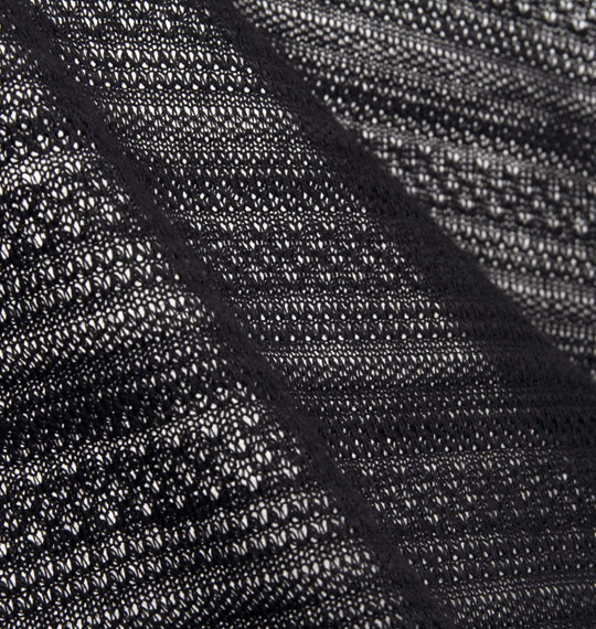 EUROYAL 半袖フルジップパーカー+フェイク半袖UTシャツ ブラック×ホワイト