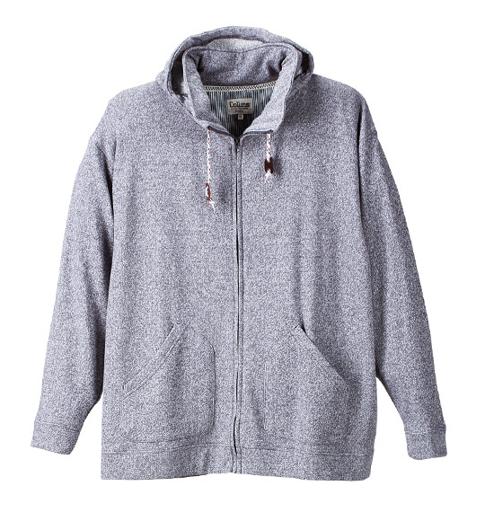 COLLINS カラー杢スタンドジャケット グレー杢