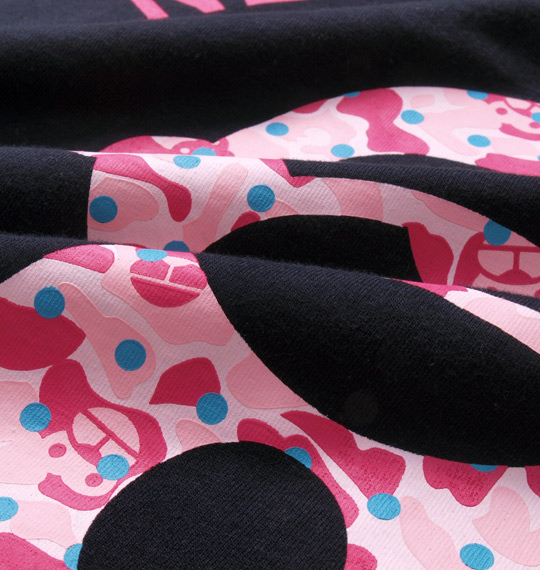 UITTG フェイクレイヤード長袖Tシャツ ブラック