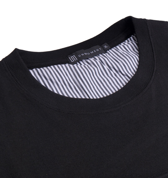 UNMOMENT フットボール長袖Tシャツ ブラック