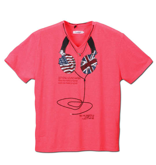 EUROYAL ネオンカラー半袖VTシャツ 蛍光ピンク