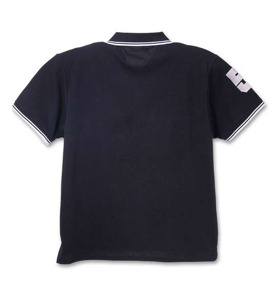 LOUXS UNION WORKS 鹿の子ワッペン半袖ポロシャツ ブラック