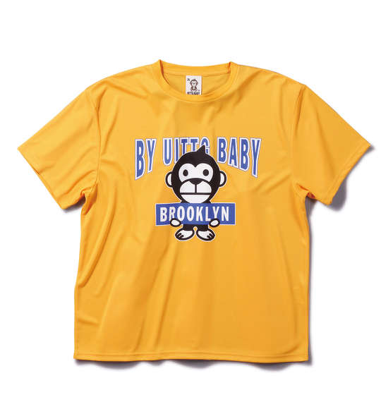 UITTG DRYメッシュ半袖Tシャツ マスタード