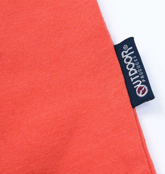 OUTDOOR PRODUCTS ロゴプリント半袖Tシャツ オレンジ