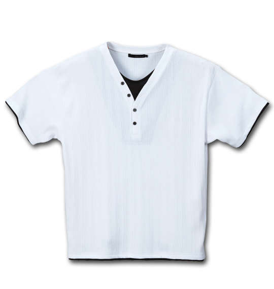 Mc.S.P Yヘンリー半袖Tシャツ ホワイト