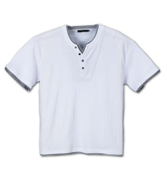 Mc.S.P キーヘンリー半袖Tシャツ ホワイト