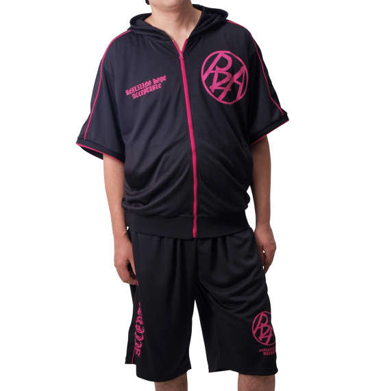 ZAPATEAR 半袖パーカージャージセット ブラック