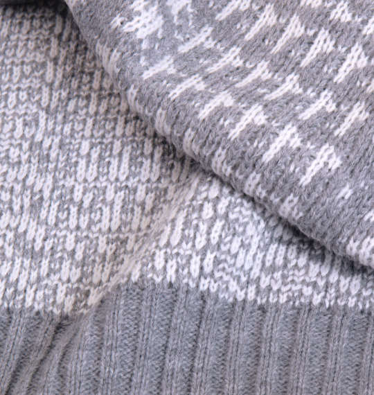 Free gate ビッググレンチェックショールカーディガン グレー