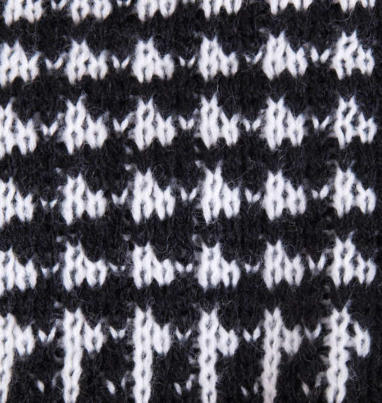 Free gate ビッググレンチェックショールカーディガン ブラック