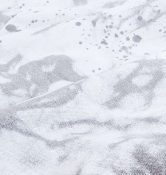 WILD LIFE 総柄フルジップパーカー+半袖Tシャツ ホワイト×ブラック