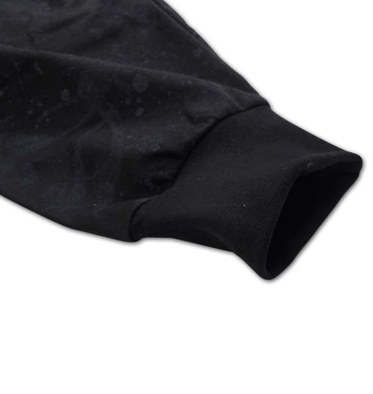 WILD LIFE 総柄フルジップパーカー+半袖Tシャツ ブラック×ホワイト