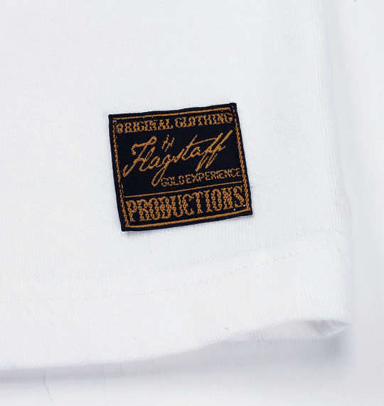 FLAGSTAFF 刺繍&プリント長袖Tシャツ ホワイト