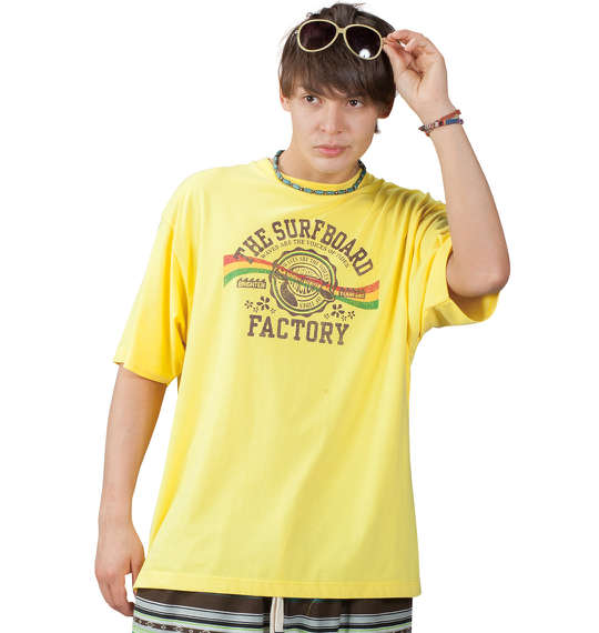 THE SURFBOARD FACTORY 半袖Tシャツ イエロー