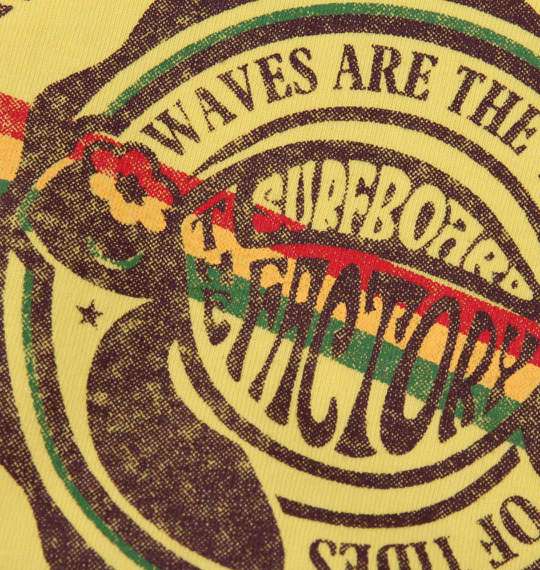 THE SURFBOARD FACTORY 半袖Tシャツ イエロー