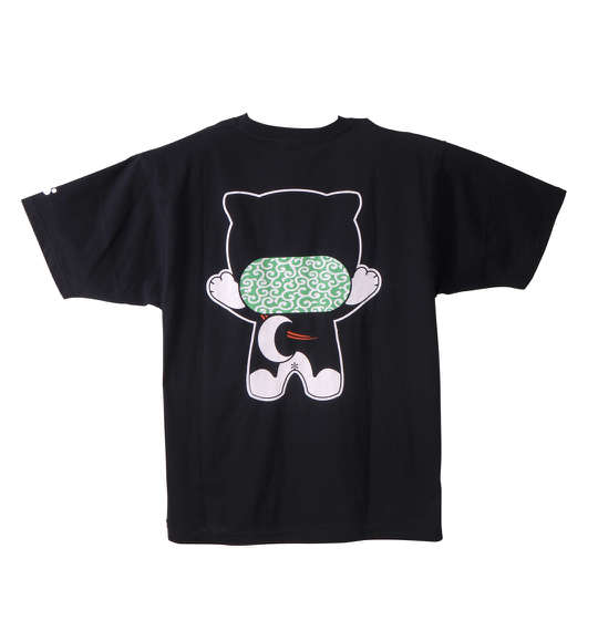 黒柴印和んこ堂 半袖Tシャツ ブラック