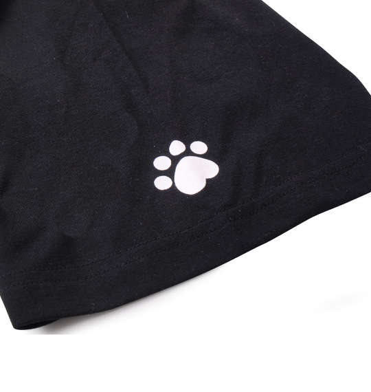 黒柴印和んこ堂 半袖Tシャツ ブラック