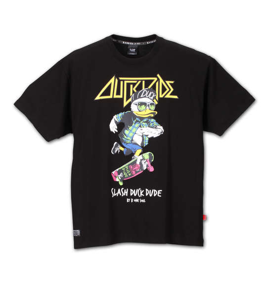 b-one-soul DUCK半袖Tシャツ ブラック