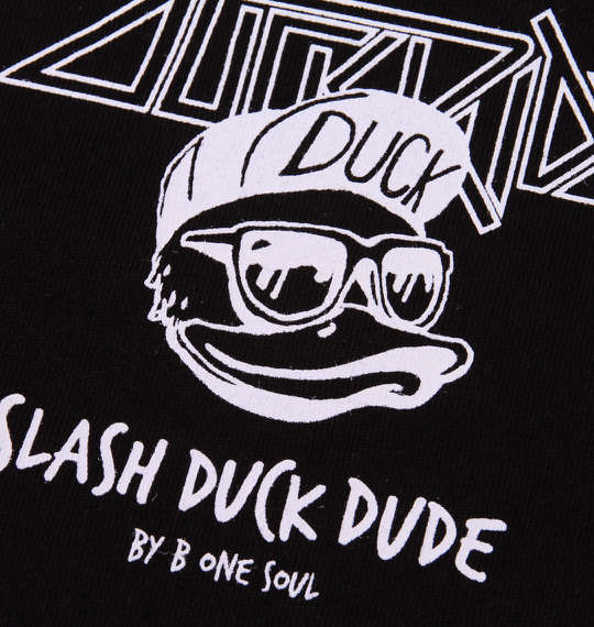 b-one-soul DUCK半袖Tシャツ ブラック