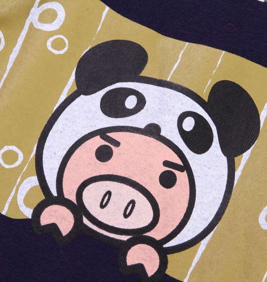 豊天 和みのとも長袖Tシャツ ネイビー