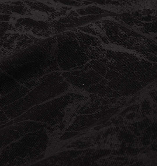 RIMASTER 総柄プリントフルジップパーカー ブラック