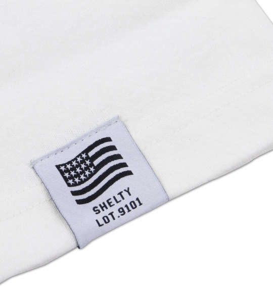 SHELTY ボタニカルBOX半袖Tシャツ ホワイト