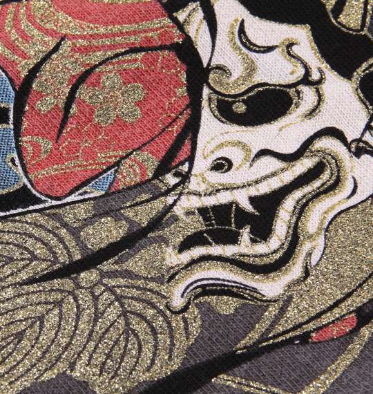 絡繰魂抜刀娘 羅生門葵半袖Tシャツ ブラック