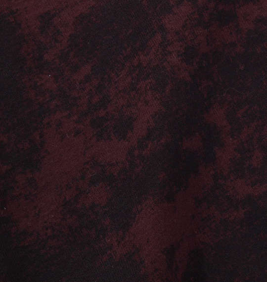 in the attic タイダイプリント半袖ポロシャツ ボルドー