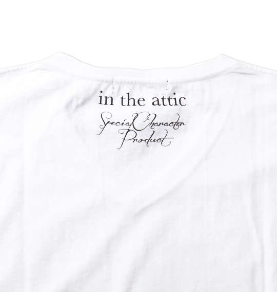 in the attic ドナルド半袖Tシャツ オフホワイト