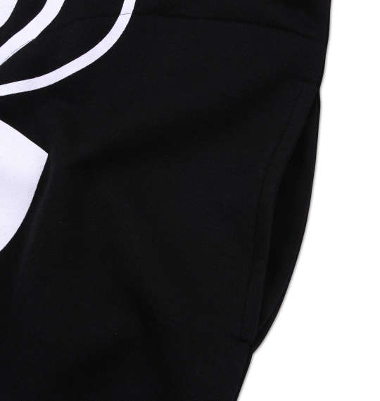 黒柴印和んこ堂 裏起毛プルパーカー ブラック