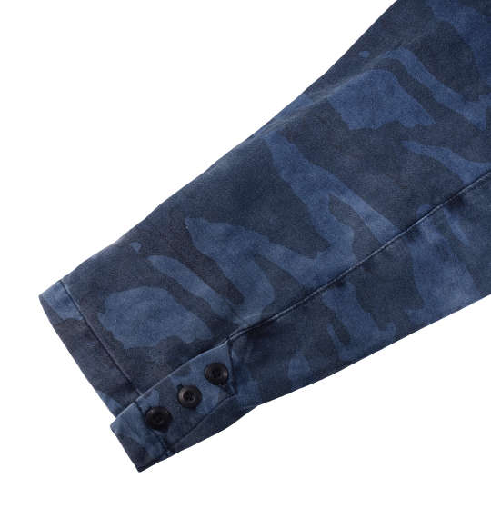 in the attic カットデニムジャケット インディゴカモ