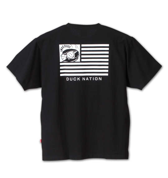 b-one-soul DUCK USA半袖Tシャツ ブラック