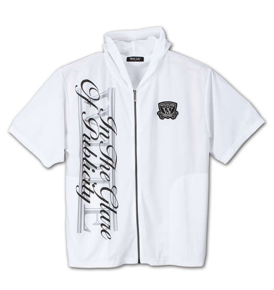 WILD LIFE トタンテレコ半袖パーカー+半袖VTシャツ ホワイト×ブラック