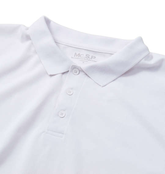 Mc.S.P 半袖ポロシャツ ホワイト