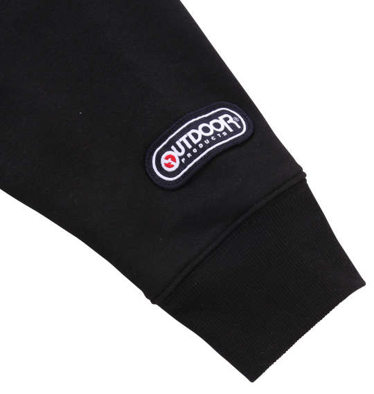 OUTDOOR PRODUCTS スポーツ裏毛クルートレーナー ブラック