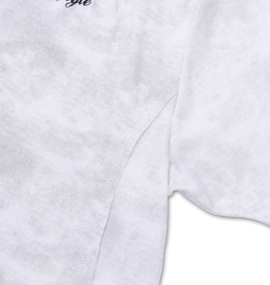 in the attic タイダイプリント半袖ポロシャツ オフホワイト×グレー