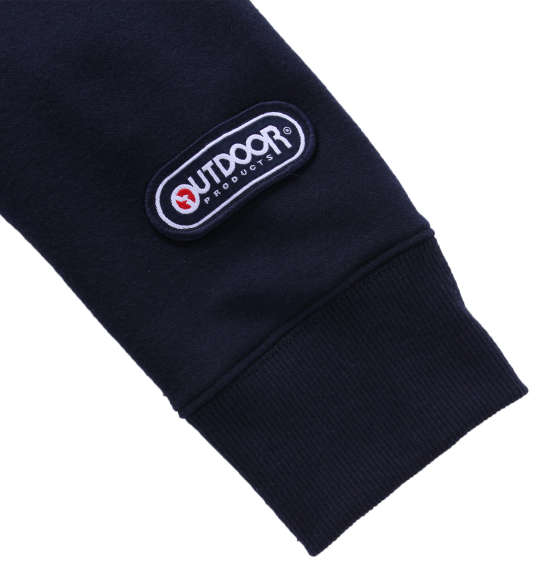 OUTDOOR PRODUCTS 裏シャギークルートレーナー ネイビー