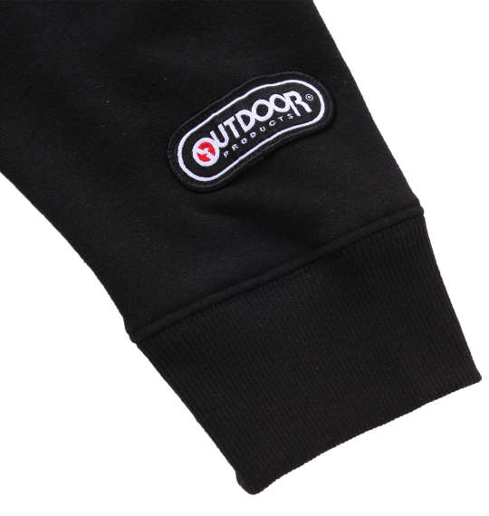 OUTDOOR PRODUCTS 裏シャギークルートレーナー ブラック