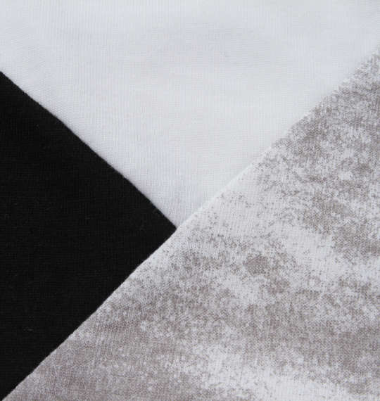 in the attic 斜め切替長袖Tシャツ ホワイト
