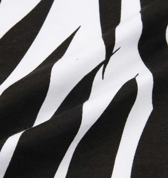 GLADIATE リーフ総柄半袖Tシャツ ホワイト