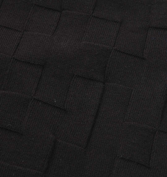 GLADIATE ブロックリンクスジャガード半袖ポロシャツ ブラック