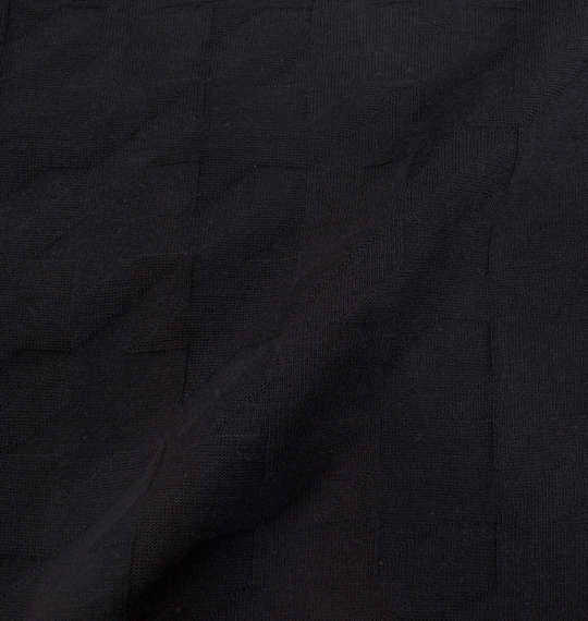 Beno 千鳥ジャガード半袖VTシャツ ブラック