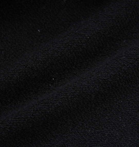 GALFY アップリケ刺繍クルートレーナー ブラック
