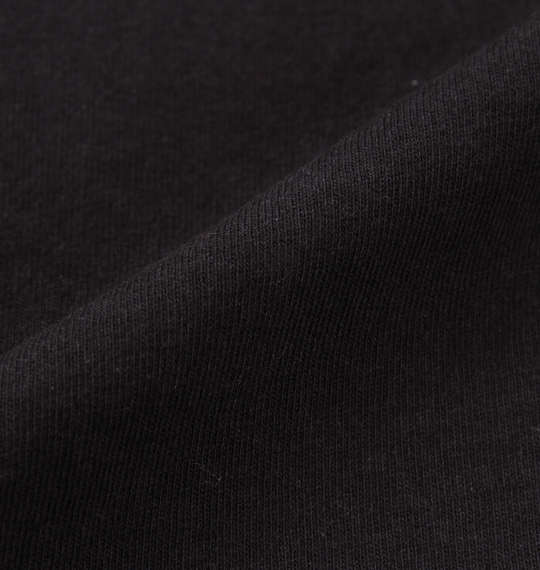 SHOCK NINE ロング丈裾チェック切替半袖Tシャツ ブラック