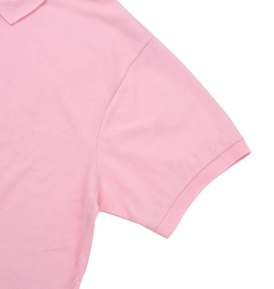 Mc.S.P 消臭テープ付鹿の子半袖ポロシャツ ピンク