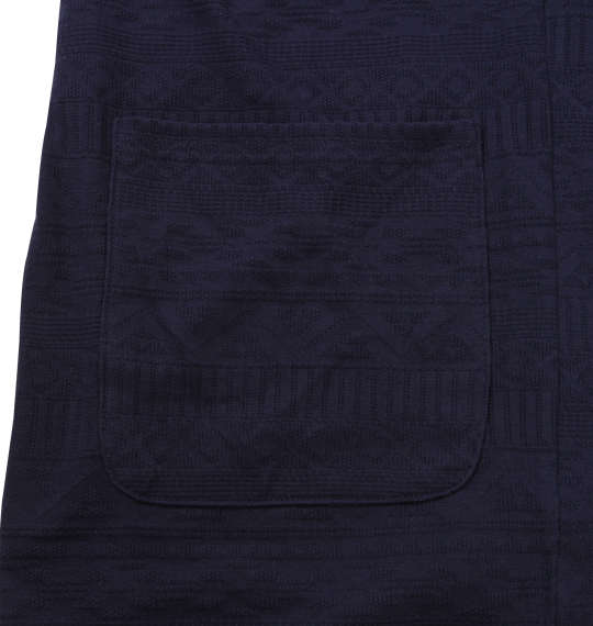 launching pad オルテガジャガードコーディガン+半袖Tシャツ ネイビー×ホワイト